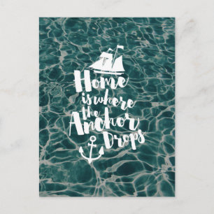 Where The Anchor Drops Postcard