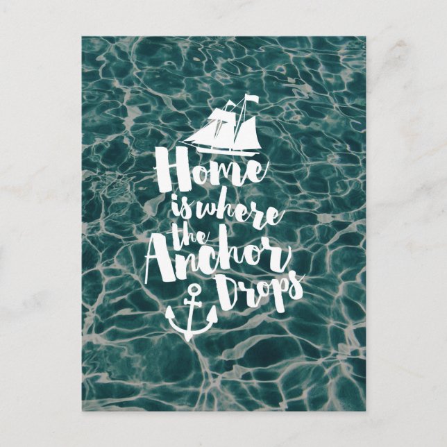 Where The Anchor Drops Postcard (Front)