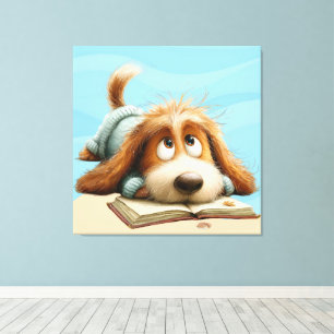 Where the Floorboards Whisper Canvas Print