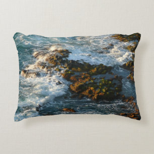 Where the Ocean Meets the Rocks Accent Pillow