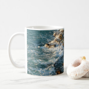 Where the Ocean Meets the Rocks Coffee Mug