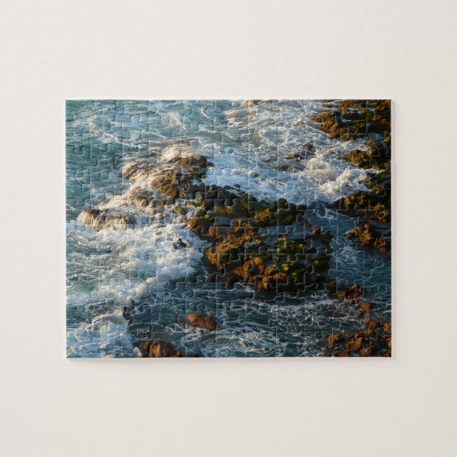 Where the Ocean Meets the Rocks Jigsaw Puzzle (Horizontal)