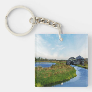 Where the River Ends Keychain