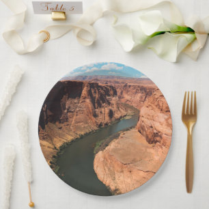 Where the River Turns Paper Plate