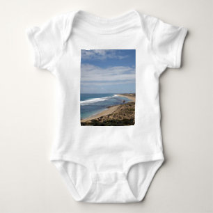 Where The Salmon Play, Browns Beach Australia, Baby Bodysuit