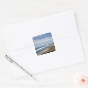 Where The Salmon Play, Square Sticker