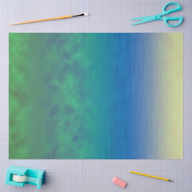 Where the Sky Meets the Deep Tissue Paper (Craft)