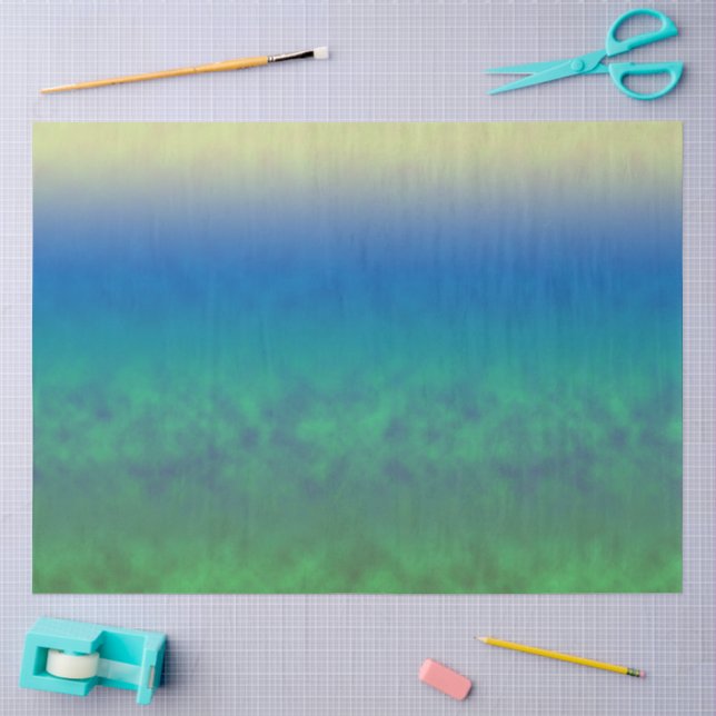 Where the Sky Meets the Deep Tissue Paper (Craft)