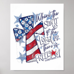 Where The Spirit Of The Lord Is There Is Freedom 4 Poster