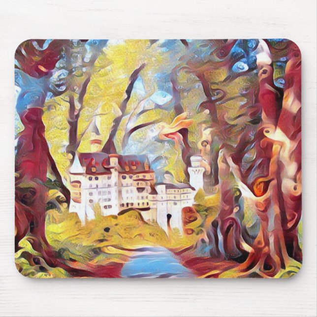 Where The Unicorns Play Pop Art, Mousepad (Front)