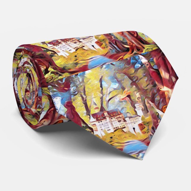 Where The Unicorns Play Pop Art, Neck Tie (Rolled)