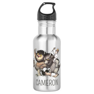 Where the Wild Things   Add Your Name 532 Ml Water Bottle