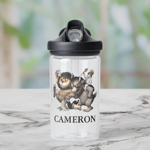 Where the Wild Things Add Your Name Water Bottle