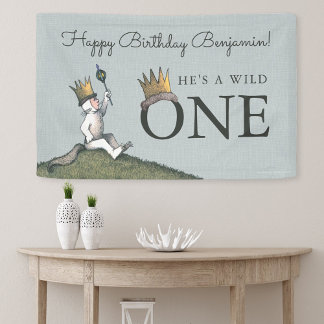 Where the Wild Things Are 1st Birthday Banner