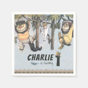 Where the Wild Things Are 1st Birthday Napkin
