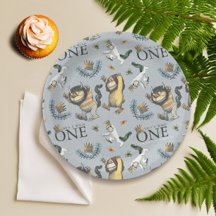 Where the Wild Things Are 1st Birthday Paper Plate