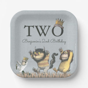 Where the Wild Things Are 2nd Birthday Paper Plate