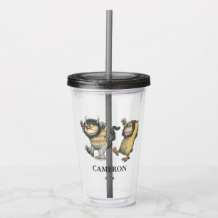 Where the Wild Things Are Add Your Name Acrylic Tumbler
