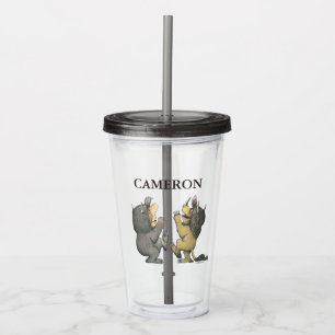 Where the Wild Things Are Add Your Name Acrylic Tumbler