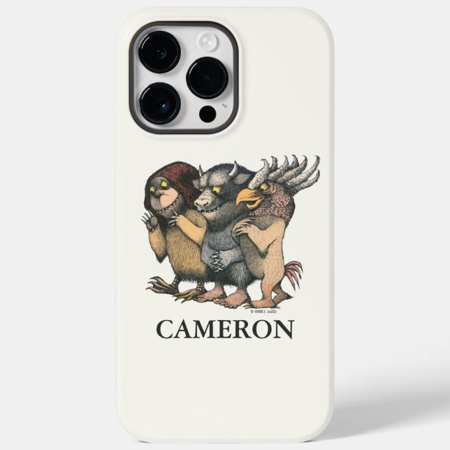 Where the Wild Things Are | Add Your Name Case-Mate iPhone Case (Back)