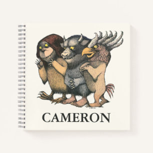 Where the Wild Things Are   Add Your Name Notebook