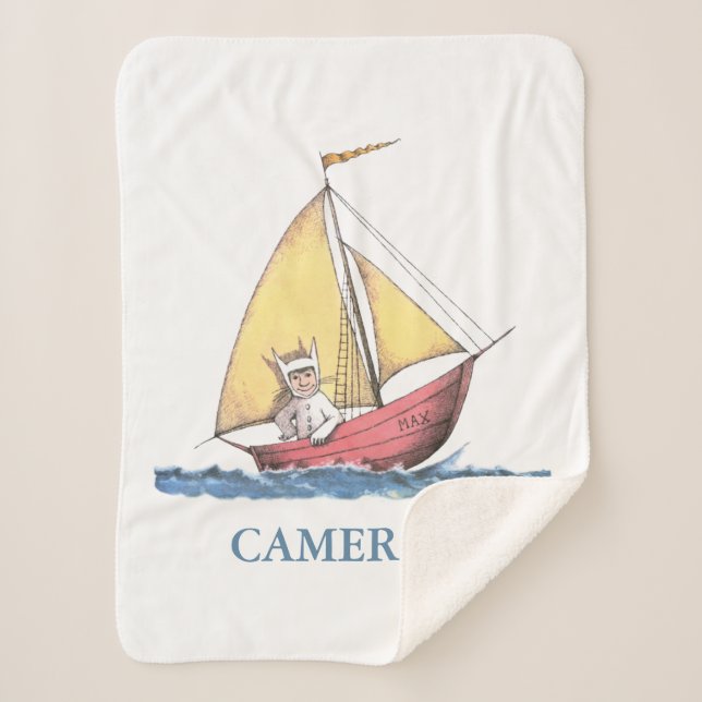 Where the Wild Things Are | Add Your Name Sherpa Blanket (Front)