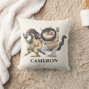 Where the Wild Things Are   Add Your Name Throw Pillow