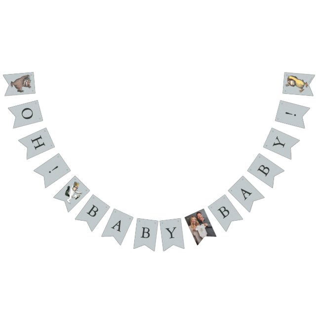 Where the Wild Things Are Baby Shower Bunting Flags (All)