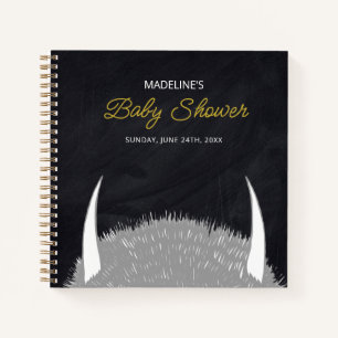 Where the Wild Things Are Baby Shower Guest List Notebook