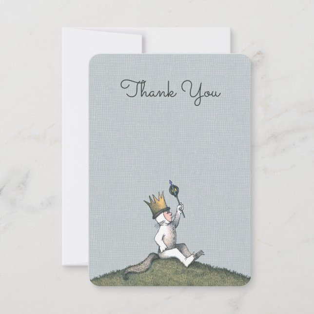 Where the Wild Things Are Baby ShowerThank You Invitation (Front)