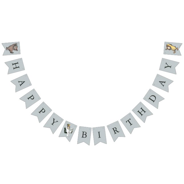 Where the Wild Things Are Birthday Bunting Flags (All)