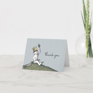Where the Wild Things Are Birthday Thank You Card