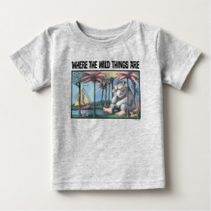 Where The Wild Things Are Book Cover Baby T-Shirt