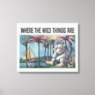 Where The Wild Things Are   Book Cover Canvas Print