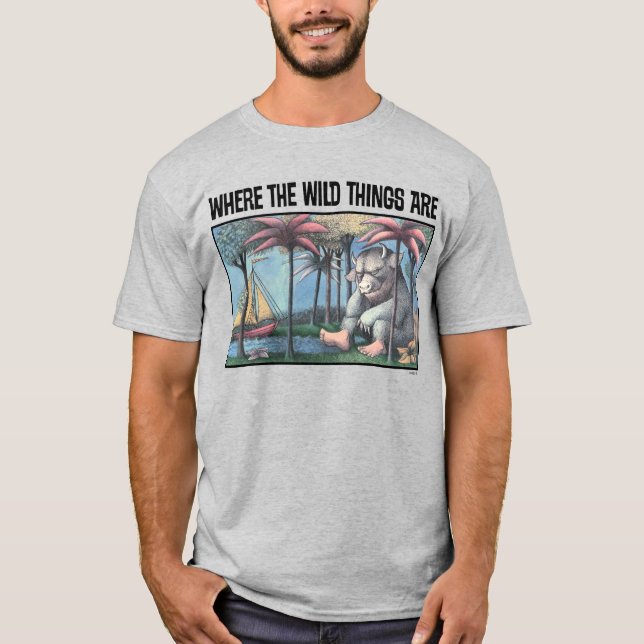 Where The Wild Things Are | Book Cover T-Shirt (Front)