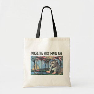 Where The Wild Things Are   Book Cover Tote Bag