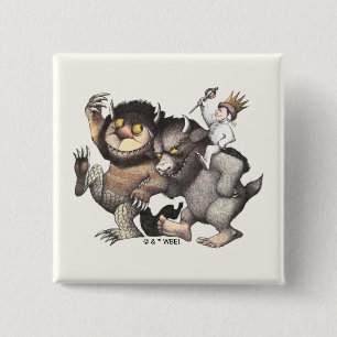 Where the Wild Things Are Characters 2 Inch Square Button