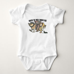 Where the Wild Things Are Characters & Logo Baby Bodysuit