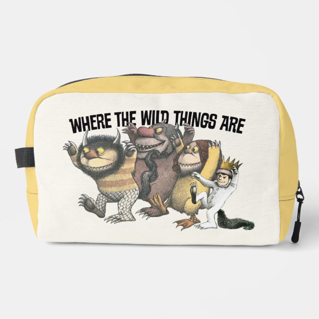 Where the Wild Things Are Characters & Logo Dopp Kit (Front)