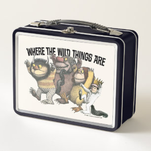Where the Wild Things Are Characters & Logo Metal Lunch Box