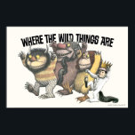 Where the Wild Things Are Characters & Logo Poster<br><div class="desc">Check out Max and the Wild Things at play, featuring the "Where the Wild Things Are" logo over head. In the forty years since Max first cried "Let the Wild Rumpus Start, " Maurice Sendak's classic picture book Where the Wild Things Are has become one of the most highly acclaimed...</div>