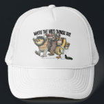 Where the Wild Things Are Characters & Logo Trucker Hat<br><div class="desc">Check out Max and the Wild Things at play, featuring the "Where the Wild Things Are" logo over head. In the forty years since Max first cried "Let the Wild Rumpus Start, " Maurice Sendak's classic picture book Where the Wild Things Are has become one of the most highly acclaimed...</div>