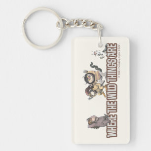 Where the Wild Things Are Characters on Logo Keychain