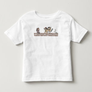 Where the Wild Things Are Characters on Logo Toddler T-shirt