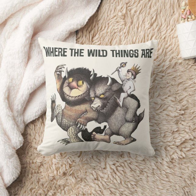 Where the Wild Things Are Characters Throw Pillow (Blanket)