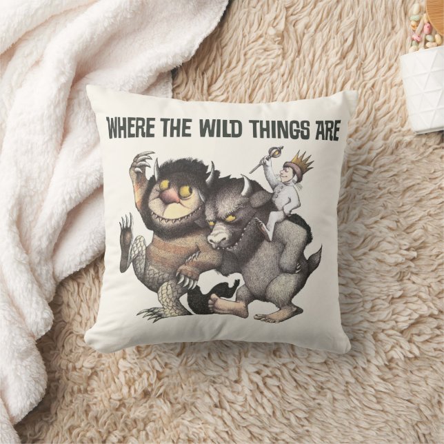 Where the Wild Things Are Characters Throw Pillow (Blanket)