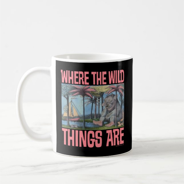 Where The Wild Things Are Cover Coffee Mug (Left)