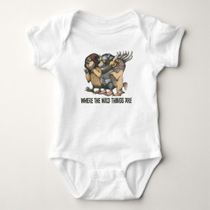 Where the Wild Things Are Creatures Baby Bodysuit