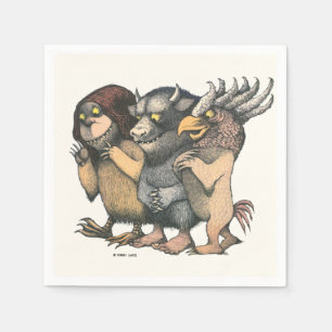 Where the Wild Things Are   Creatures Napkin