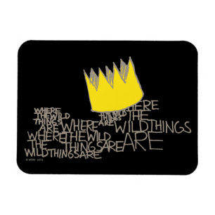 Where the Wild Things Are Crown Magnet